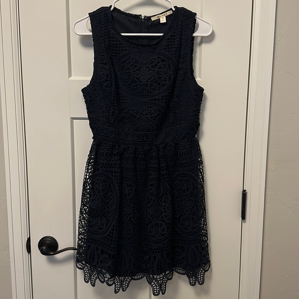 Navy blue dress from Francescas